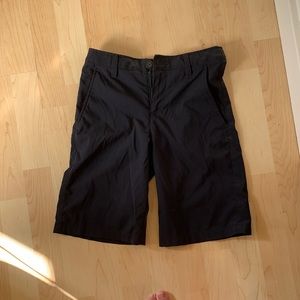 UA Boys black shorts youth medium